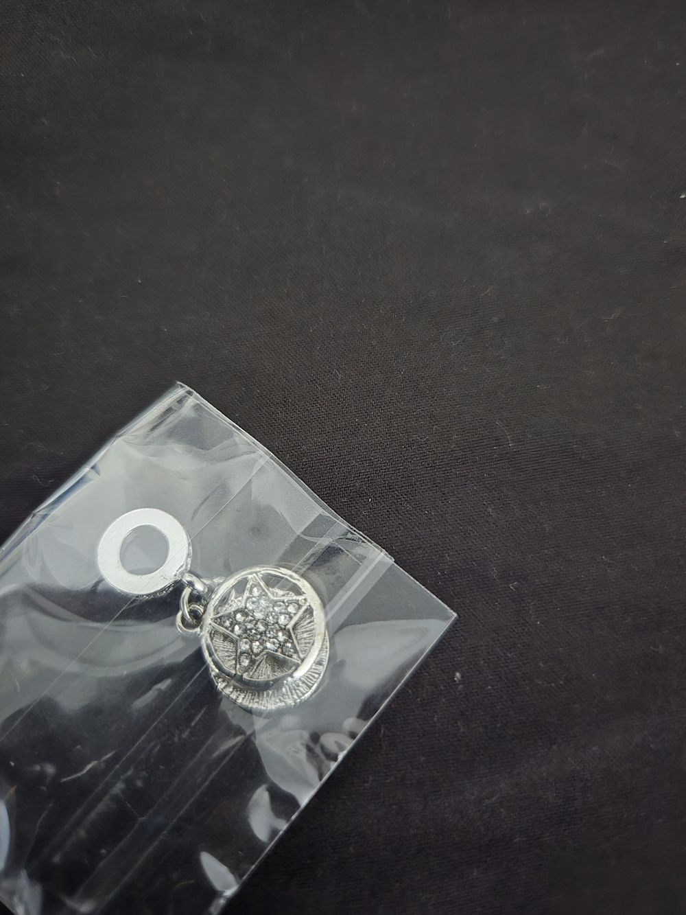 Silver Starburst Charm Pendant - Women Jewelry